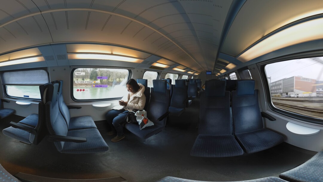 (Roman Vital and Nicolas Minder  | 
 courtesy of Sundance Institute) A flattened 360-degree image of Niramy Pathmanathan in "Go," by Sandro Zollinger, Klaus Merz and Roman Vital an official selection of the New Frontier Exhibitions program at the 2020 Sundance Film Festival.