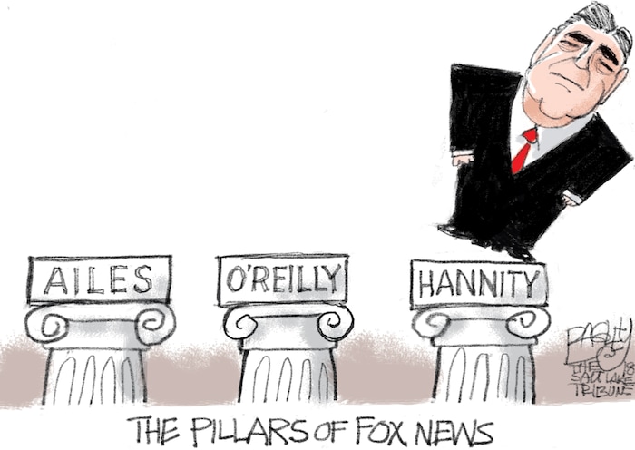 This Pat Bagley cartoon appears in The Salt Lake Tribune on Tuesday, April 17, 2018.