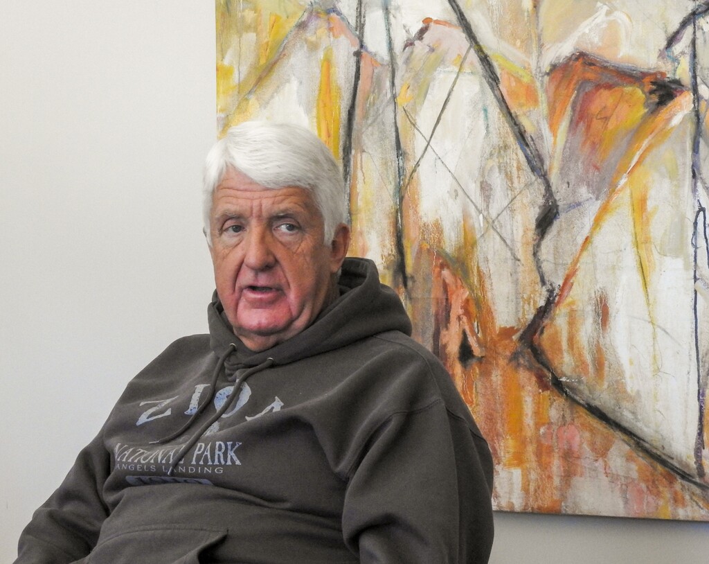 (Rachel Molenda  |  The Salt Lake Tribune)  Republican Rep. Rob Bishop, who is running again for his seat in the 1st Congressional District, sits for an interview at The Salt Lake Tribune on Tuesday, Oct. 16, 2018.