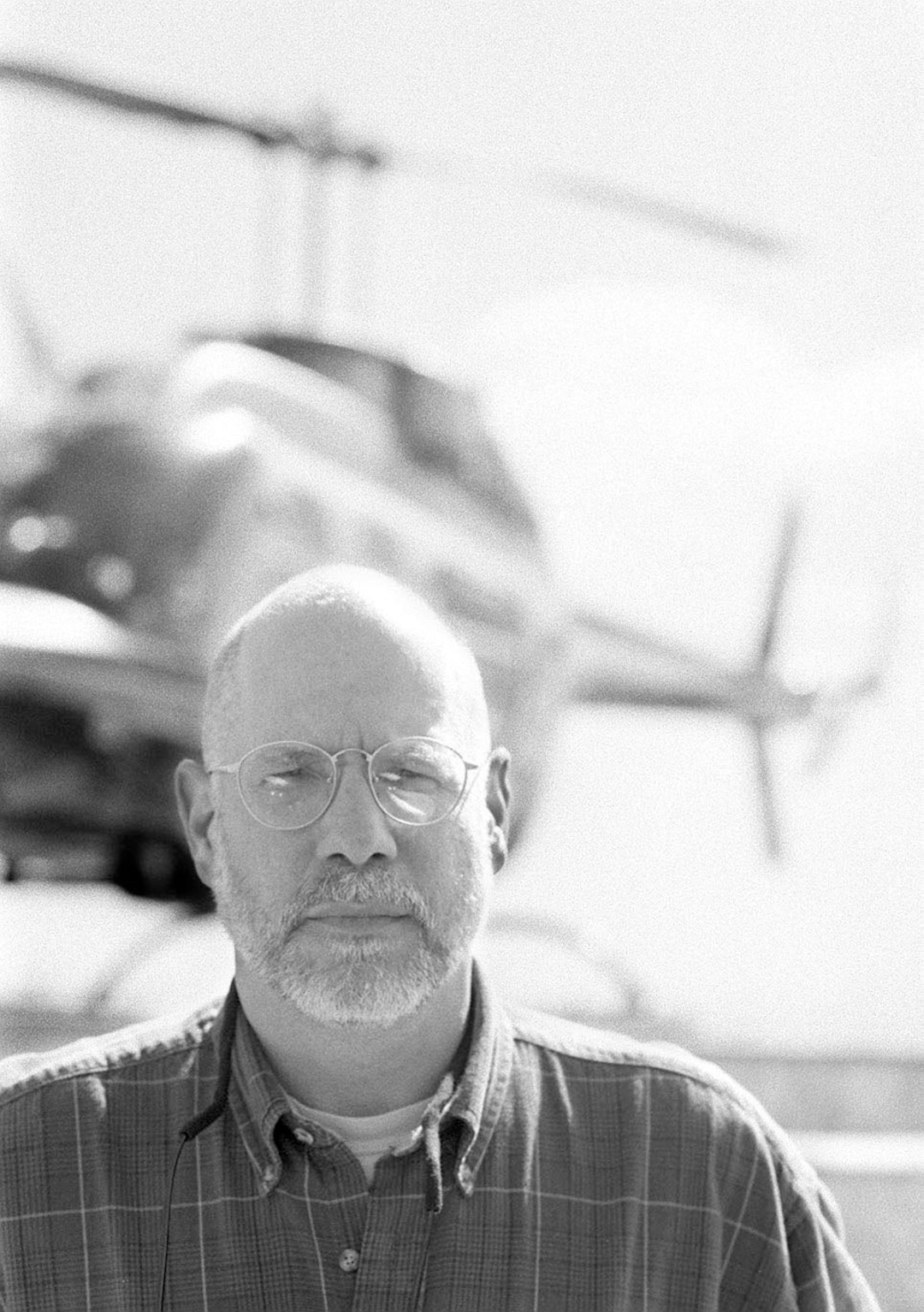 (Trent Nelson  |  Tribune File Photo)  Tribune reporter Glen Warchol in front of the University Hospital's helicopter pad in 1998. A reporter at both Salt Lake City daily newspapers and later an editor at Salt Lake Magazine, Warchol died Jan. 31, 2018, of complications from heart disease. He was 65.