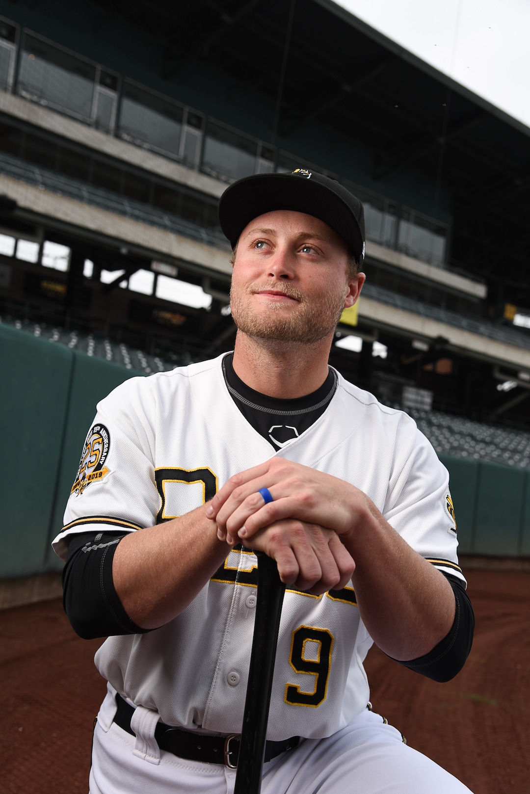(Francisco Kjolseth  |  The Salt Lake Tribune)  Salt Lake Bees outfielder Brennan Lund starts a new season with the Salt Lake Bees, April 3, 2019. 