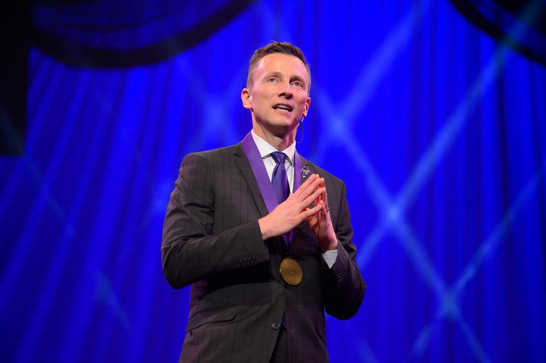 (Trent Nelson  |  The Salt Lake Tribune) Brad Mortensen speaks at his inauguration as the president of Weber State University in Ogden on Tuesday, Jan. 7, 2020.