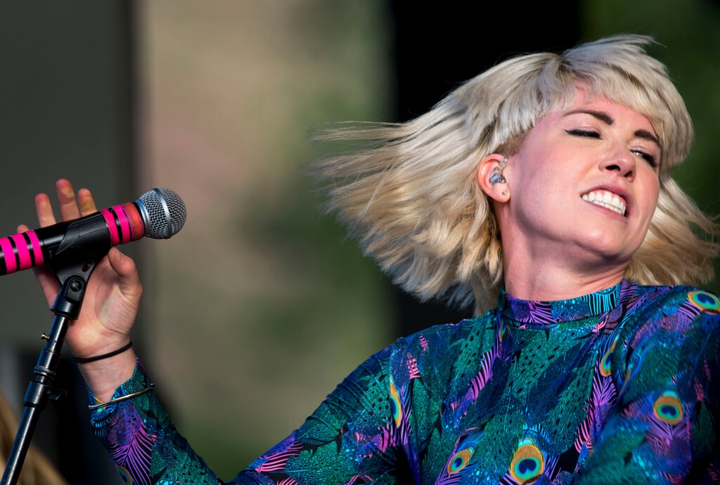 (Steve Griffin | Salt Lake Tribune file photo) Hannah Hooper of the band Grouplove, photographed at Red Butte Garden in 2014, will return to Utah on Sept. 25, 2021, as her band performs in the Ogden Twilight concert series.
