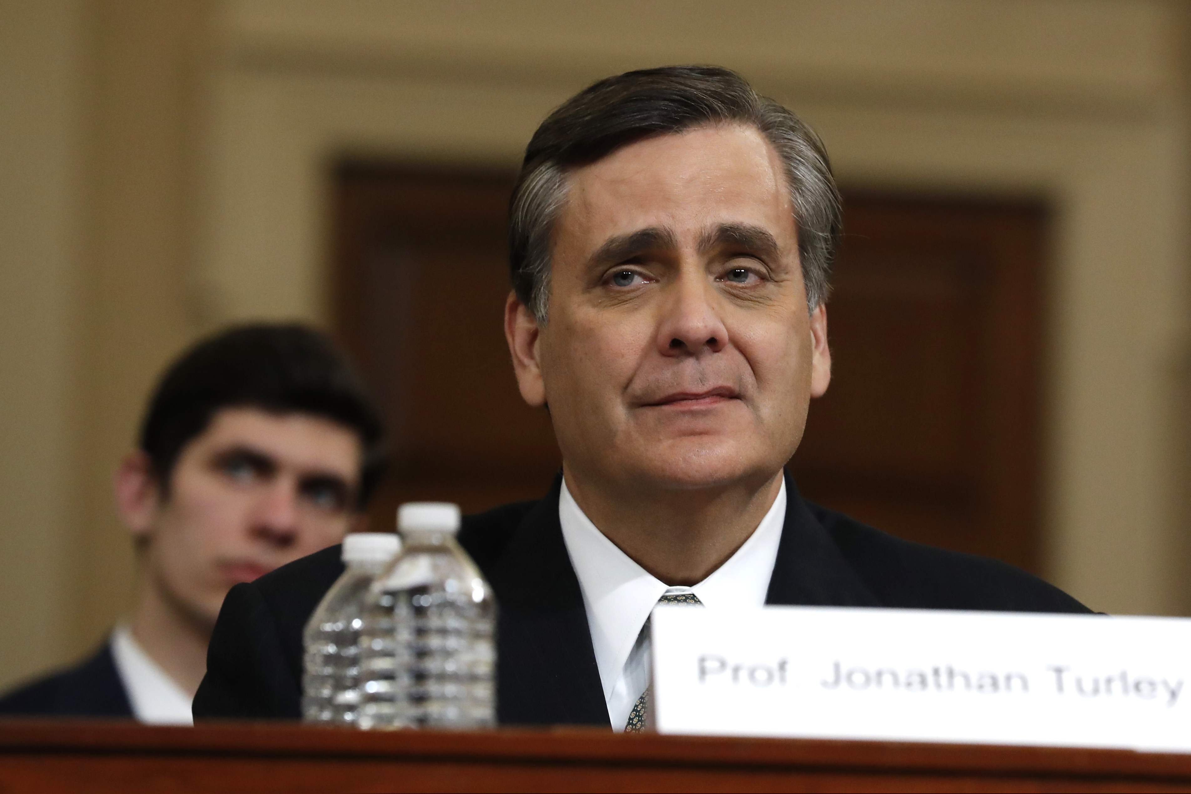 (Jacquelyn Martin | AP) George Washington University Law School professor Jonathan Turley testifies during a hearing before the House Judiciary Committee on the constitutional grounds for the impeachment of President Donald Trump, Wednesday, Dec. 4, 2019, on Capitol Hill in Washington.