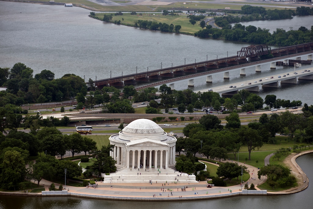 (Alex Brandon | AP file photo)

In this June 2, 2013 file photo, the Jefferson Memorial is seen from the Washington Monument in Washington.