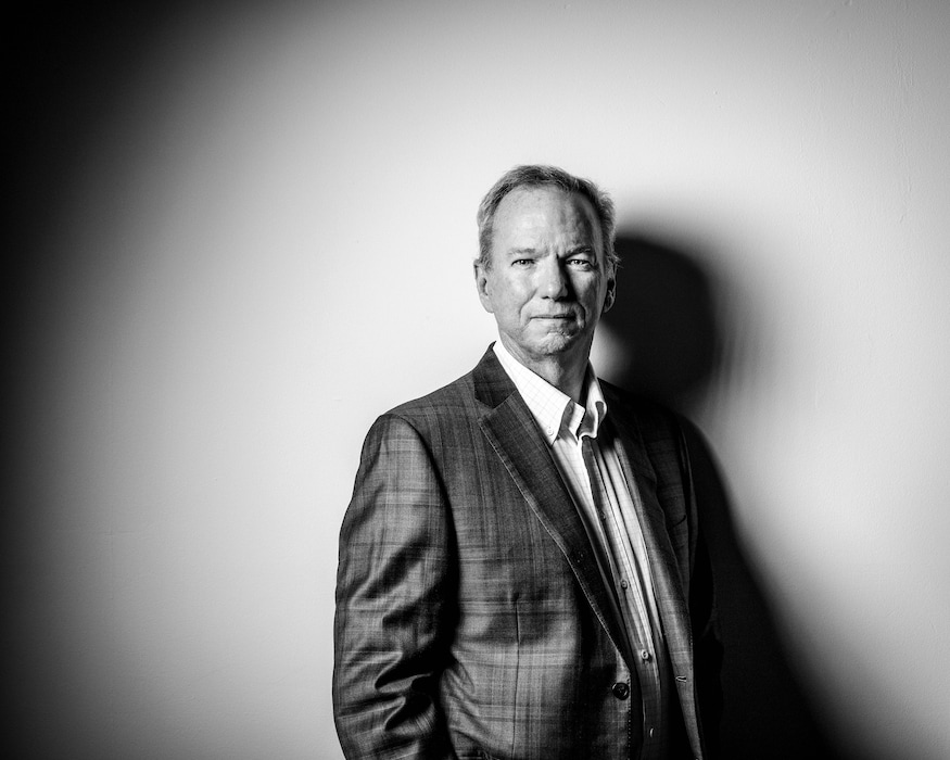 (Axel Dupeux | The New York Times)
Eric Schmidt, a former Google executive and author, in New York on Oct. 25, 2021. "Schmidt said that his book poses questions that cannot yet be answered. Unfortunately for us, we won’t know the answers until it is too late," writes The New York Times opinion columnist Maureen Dowd.