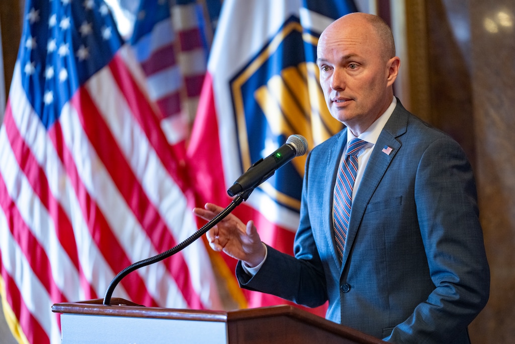 (Rick Egan | Salt Lake Tribune file photo) Gov. Spencer Cox, shown here last April, is calling a special session of the Utah Legislature for Monday, Oct. 6.