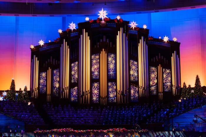(Alex Gallivan | Special to the Tribune) Christmas with Mormon Tabernacle Choir featuring Rolando Villazón at The LDS Church Conference Center in Salt Lake City, Thursday,Dec 082016