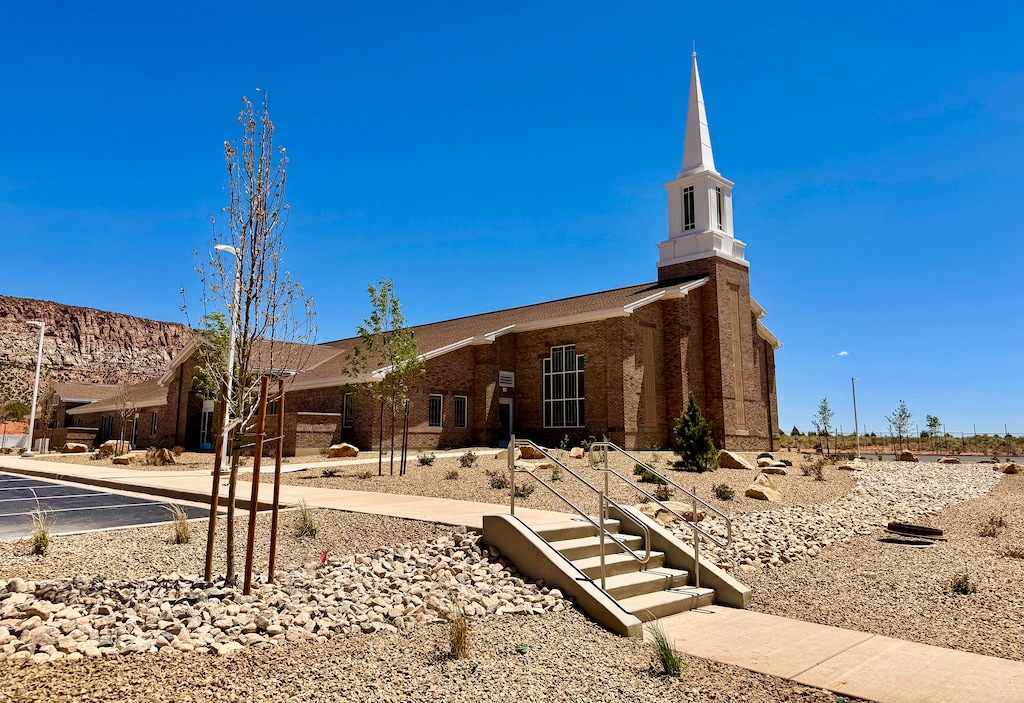 (Mark Eddington | The Salt Lake Tribune) The Church of Jesus Christ of Latter-day Saints' first meetinghouse in Colorado City, Arizona, is poised to open soon.