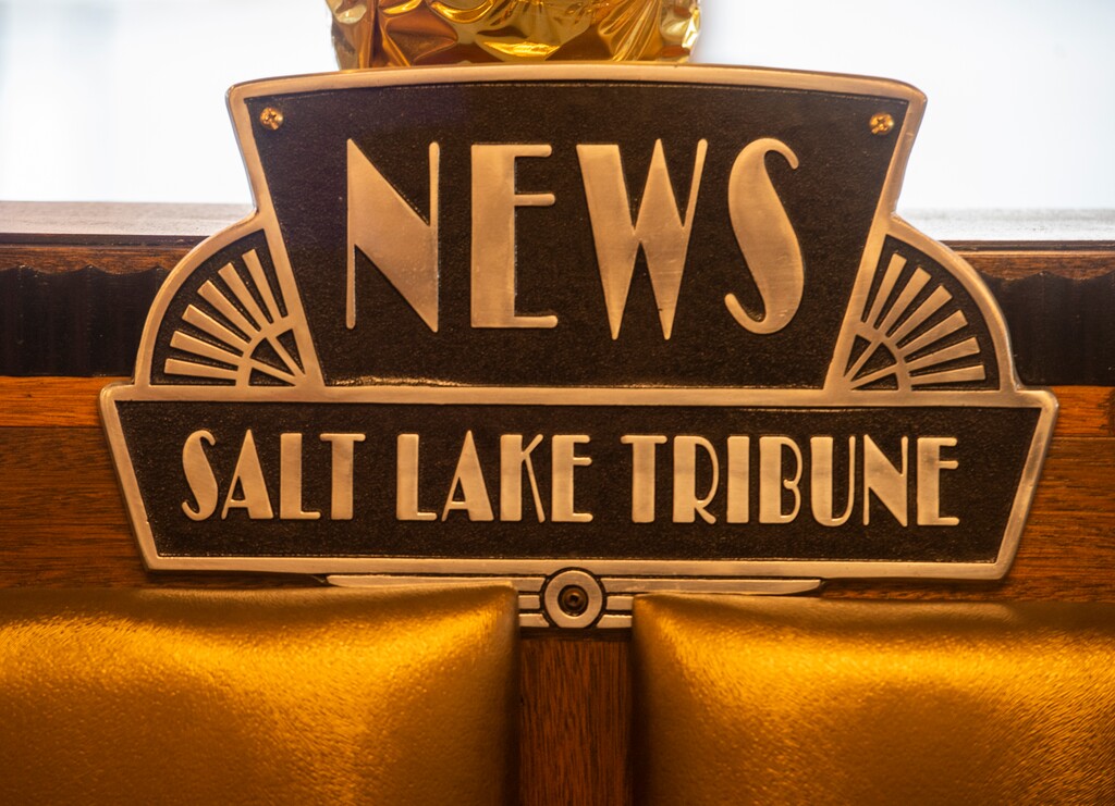(Rick Egan  |  The Salt Lake Tribune)  Tru Religion Pancake & Steakhouse, which opened recently in Orem, features antique furniture from Salt Lake City's Lamb's Grill, including the Salt Lake Tribune booth. Friday, Dec. 28, 2018.
