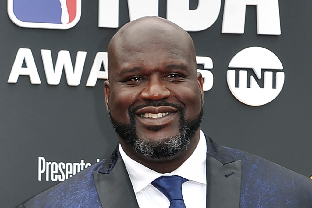FILE - This June 24, 2019, file photo shows Shaquille O'Neal at the NBA Awards in Santa Monica, Calif. A woman whose car was left stranded along a Florida interstate when her tire blew out got a little unexpected help from former NBA star Shaquille O'Neal, sheriff's officials say. O'Neal, who lives in the Orlando area, was traveling on Interstate 75 near Gainesville on Monday, July 13, 2020, when he saw the woman pull onto the side of the road, the Alachua County Sheriff’s Office said on a Facebook post. He stayed with the woman until deputies arrived at the scene. “He fist-bumped Deputies Purington and Dillon before going on his way,” the sheriff’s office wrote on Facebook. (Photo by Richard Shotwell/Invision/AP, File)