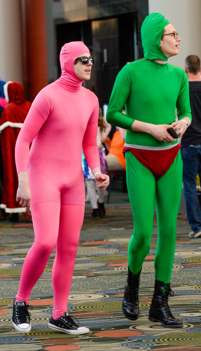 Leah Hogsten  |  The Salt Lake Tribune  Cosplayers roam the aisles atÊFanX Salt Lake Comic Convention, Saturday, April 20, 2019. 
