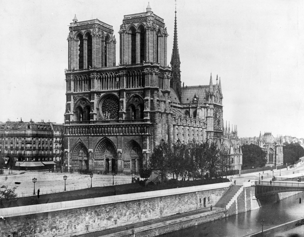 (AP Photo/File) This 1911 file photo shows the Notre Dame Cathedral, on the island called Ile de la Cite in Paris. Art experts around the world reacted with horror to news of the fire that ravaged cathedral on Monday, April 15, 2019. One shell-shocked art expert is calling the beloved Gothic masterpiece ‘one of the great monuments to the best of civilization.’