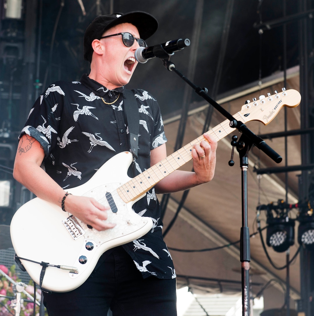 (Rick Egan  |  The Salt Lake Tribune)     A.W. performs at the Loveloud Festival at Rice-Eccles Stadium, Saturday, July 28, 2018.