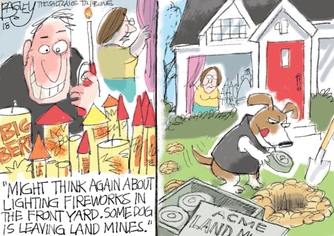 This Pat Bagley cartoon appears in The Salt Lake Tribune on Tuesday, July 3, 2018.
