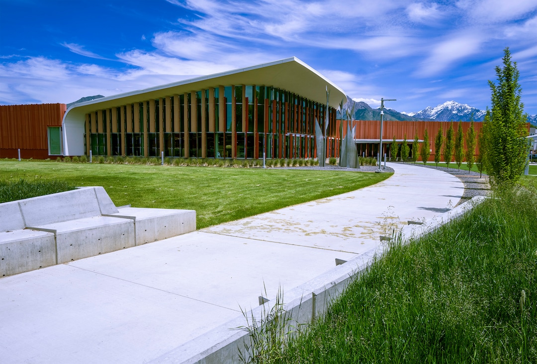 (Rick Egan | The Salt Lake Tribune)  The Grand Opening for the new Granite Library on 3300 South, is scheduled to for July. Thursday, June 2, 2022.