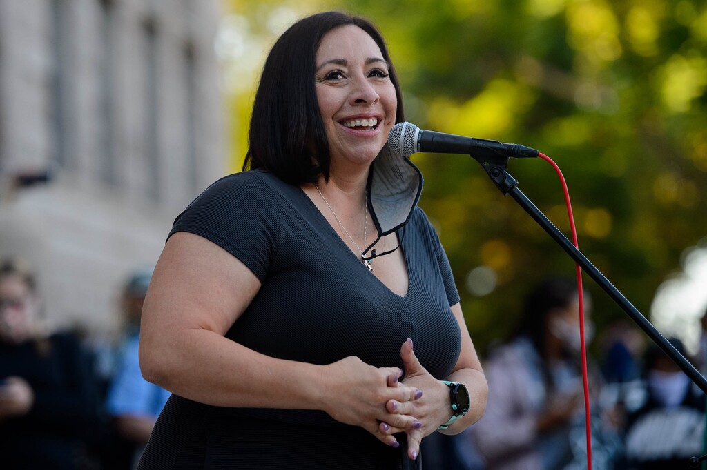 (Trent Nelson | Tribune file photo) Rep. Angela Romero, D-Salt Lake City, spoke over Zoom on Wednesday about murdered and missing Indigenous women.