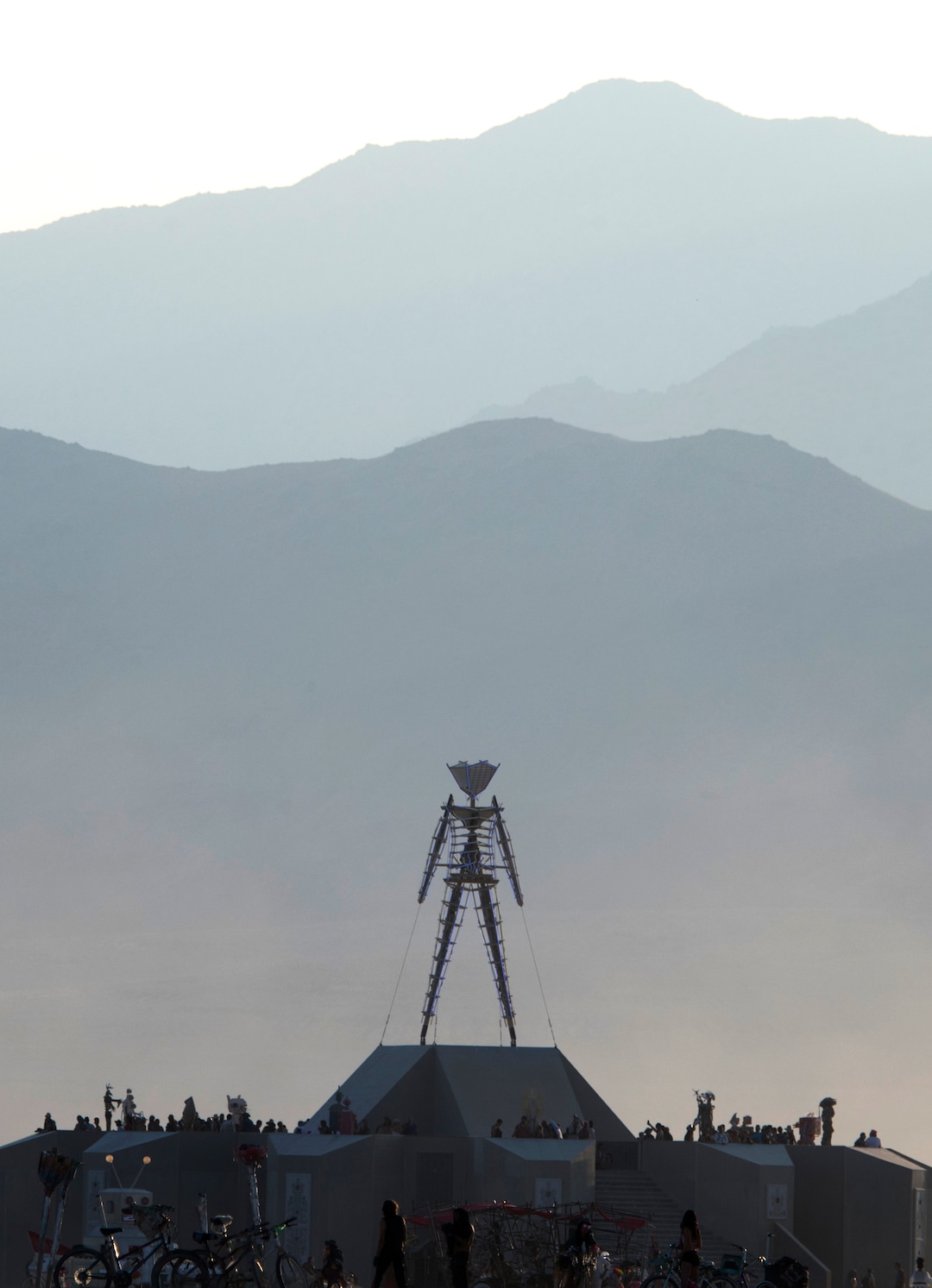 (Rick Egan  |  The Salt Lake Tribune)   The The Burning Man during Burning Man, in the Black Rock Desert in Nevada, Saturday, Sept. 1, 2018. 