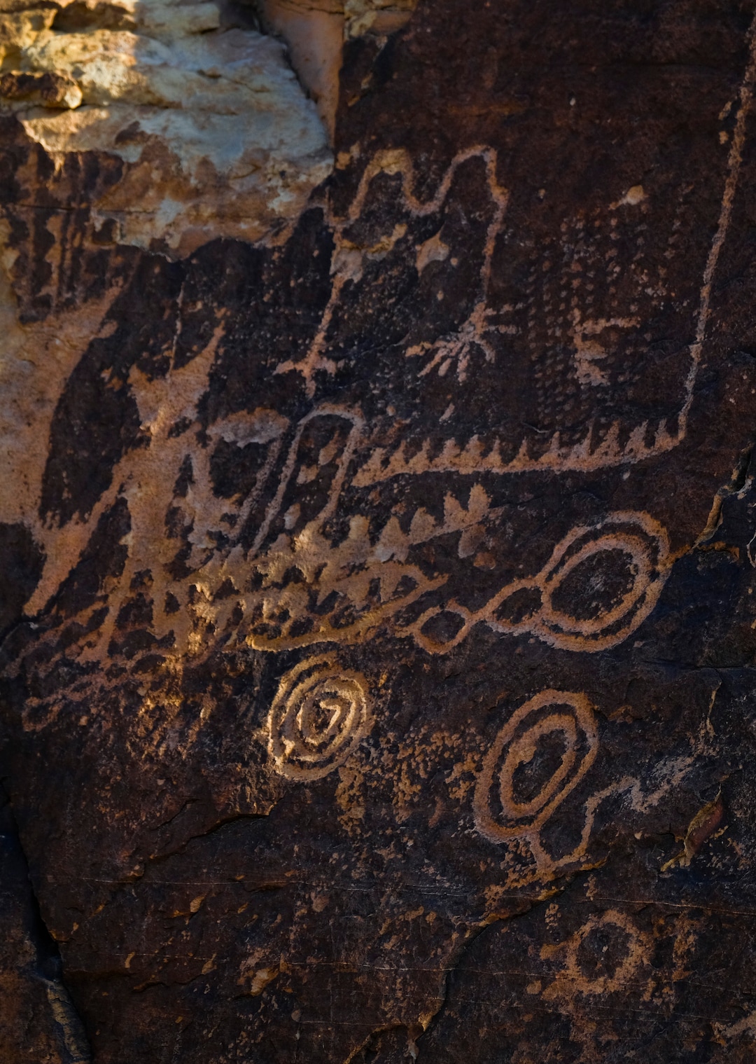 (Leah Hogsten | The Salt Lake Tribune)  According to the Bureau of Land Management, the Gap is believed to have the most concentrated collections of petroglyphs with over 90 panels featuring some 1,500 figures, possibly dating back 5,000 years. Although there are multiple theories about the petroglyphs intent, their true meaning remains a mystery.