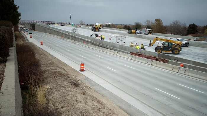 (Rick Egan  |  The Salt Lake Tribune)  The new bridge set to openon Saturday, 7000 So. Bangerter Highway. The Utah Department of Transportation (UDOT) will open several major construction projects this weekend in western Salt Lake County. Thursday, November 16, 2017.


