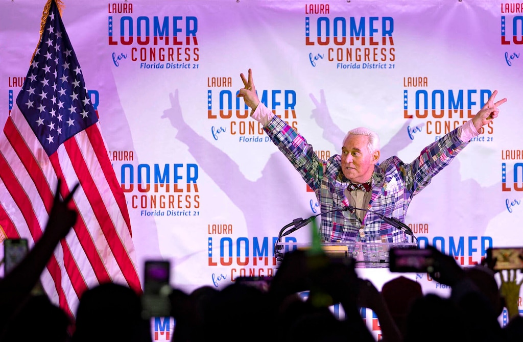 (Allen Eyestone/The Palm Beach Post via AP) Roger Stone confirmed on social media he's coming to Utah next week to campaign on behalf of Republican congressional candidate Jason Preston. Stone has a history of making disparaging and vulgar comments about members of the LDS Church.