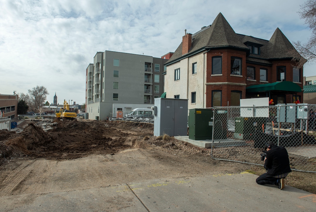 (Rick Egan  |  The Salt Lake Tribune)    Construction has started on the First Step House, on the latest phase of the First Step House Recovery Campus, at 440 South 500 East in Salt Lake City. Friday, March 1, 2019.