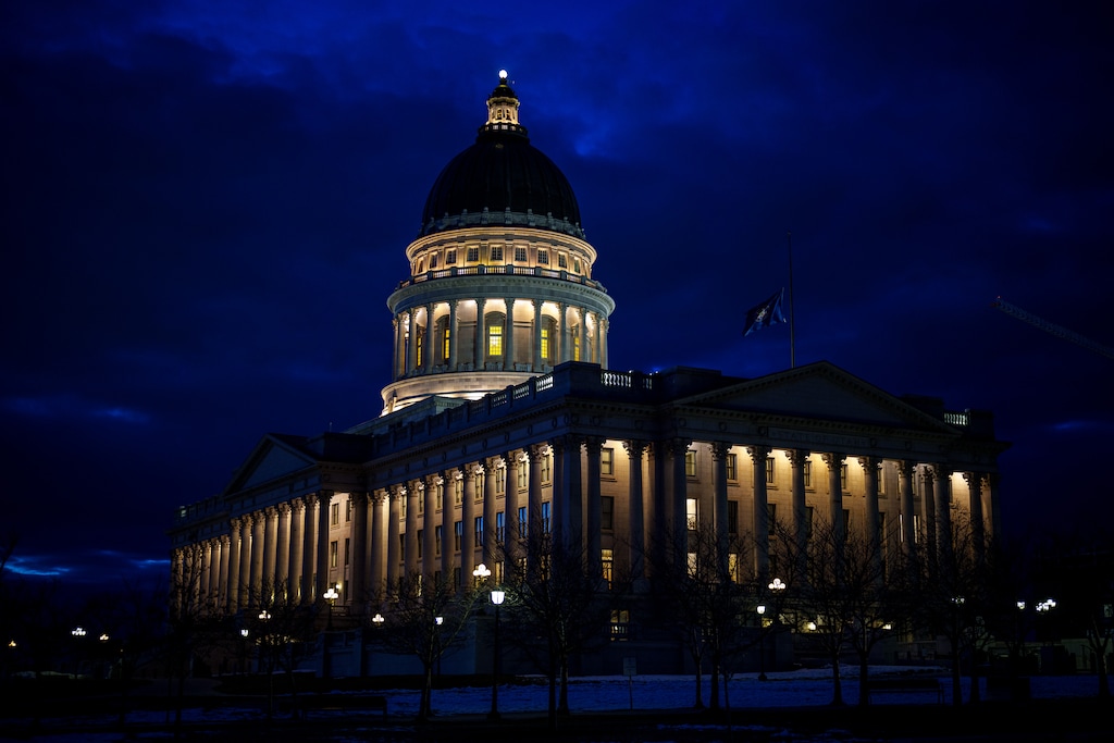 (Trent Nelson | The Salt Lake Tribune) The Utah Capitol in Salt Lake City on Monday, Jan. 13, 2025.