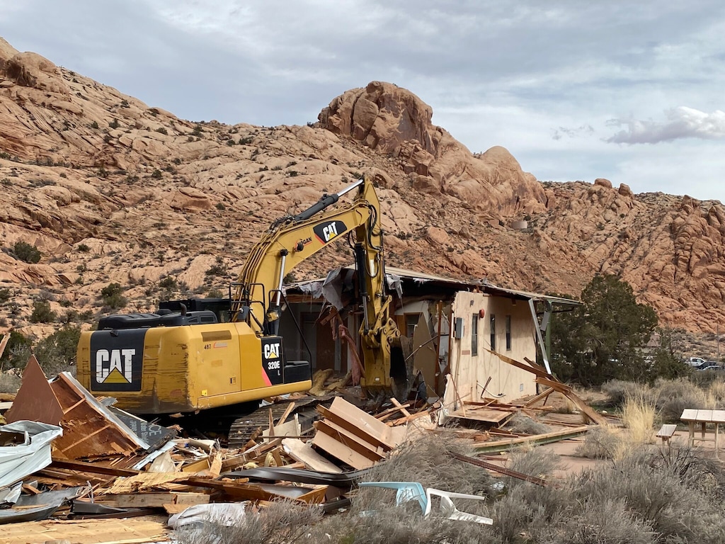 (Courtesy of Sam Wainer) The house located inside the park was deemed unusable by the National Park Service in 2024.
