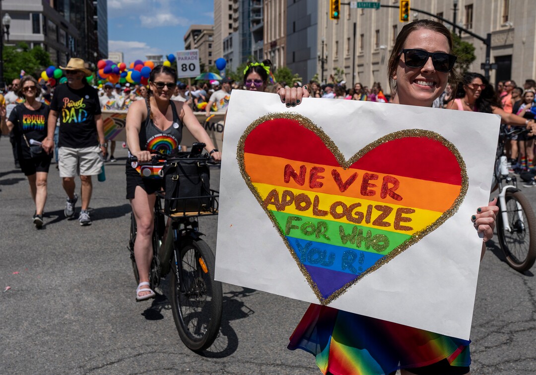 (Rick Egan | The Salt Lake Tribune)  Pride Parade, on Sunday, June 4, 2023.