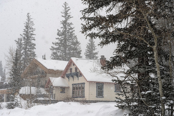 (Chris Detrick | The Salt Lake Tribune) Homes in Brighton Saturday, December 23, 2017.
