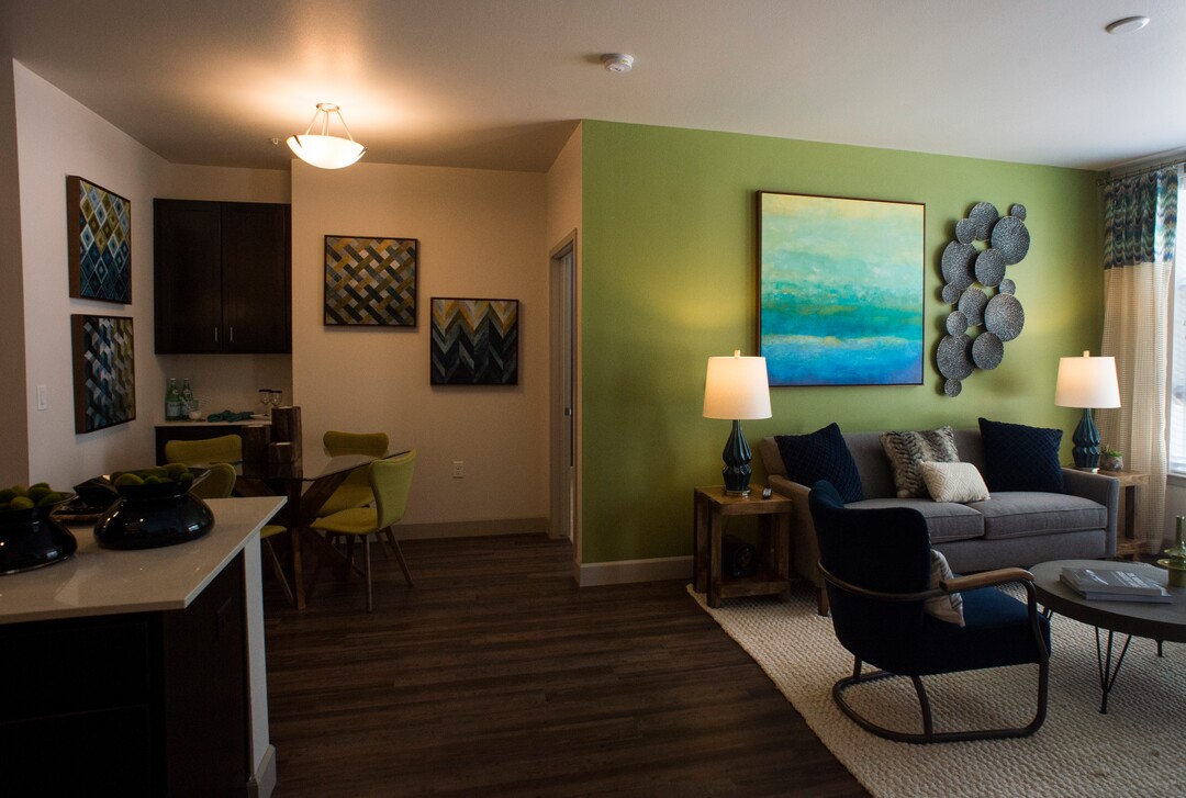 (Rick Egan  |  The Salt Lake Tribune)        Alta Gateway Station located at 505 West 100 South, is the first LEED Platinum certification for a multifamily apartment building in Utah. Wednesday, June 20, 2018.