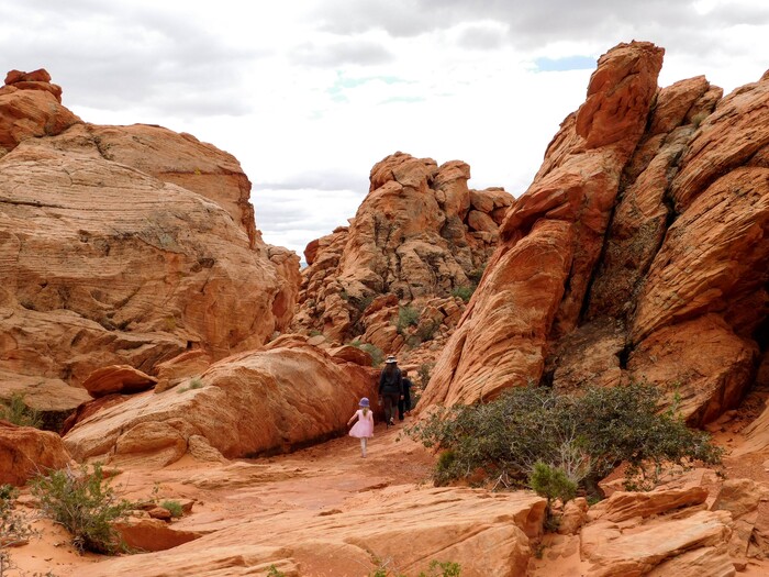 Erin Alberty  |  The Salt Lake TribuneHikers enter the Babylon Arch trail April 1, 2017 in the Red Cliffs Desert Reserve near Leeds.