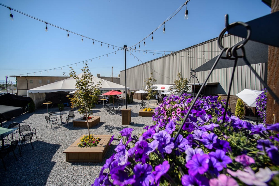 (Trent Nelson | The Salt Lake Tribune)  The Garten, a new German-style outdoor beer/food venue in Salt Lake City, Sunday Sept. 2, 2018.