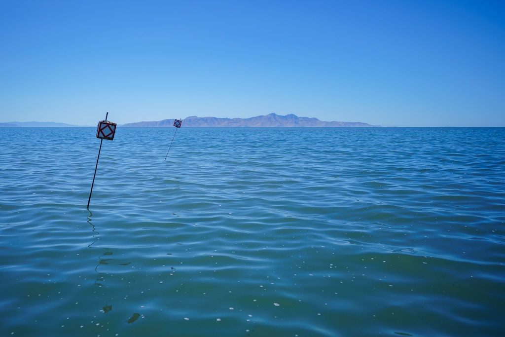 (Trent Nelson  |  The Salt Lake Tribune) The Great Salt Lake on Saturday, Sept. 16, 2023.