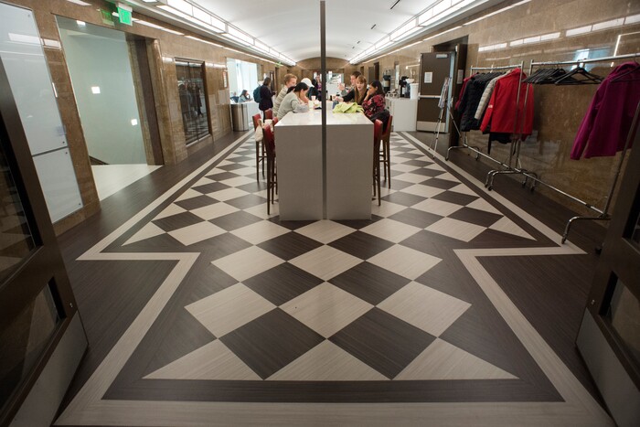 (Rick Egan  |  The Salt Lake Tribune)     The new Gary and Ann Crocker Science Center on Presidents Circle, at the University of Utah, Thursday, April 19, 2018.


