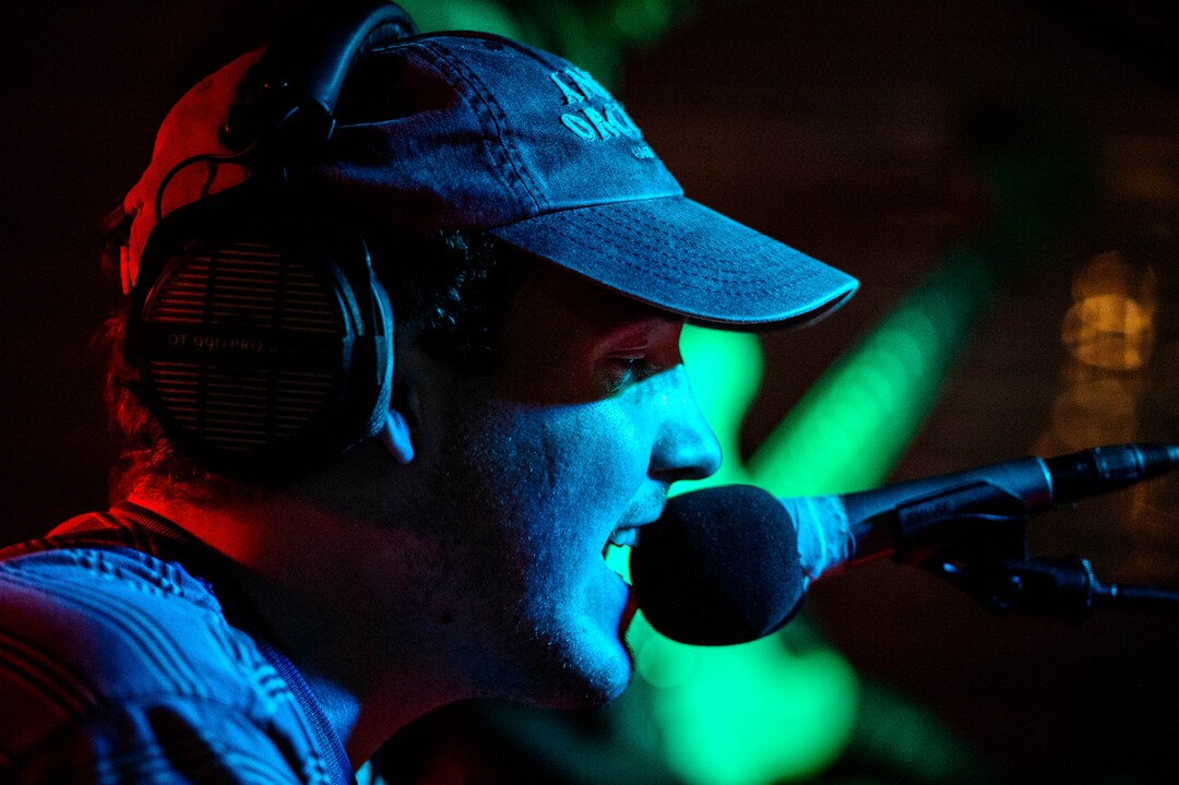 (Trent Nelson  |  The Salt Lake Tribune)  Jack Rutter performs with his solo project Ritt Momney at Kilby Court in Salt Lake City on Monday June 24, 2019.