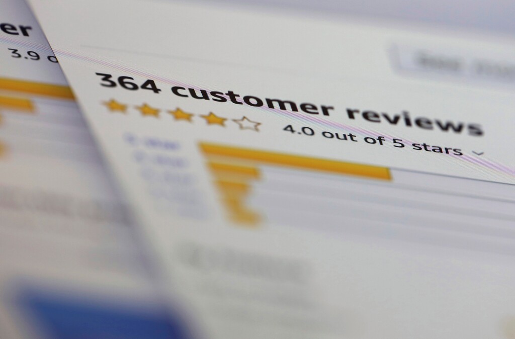 (Jenny Kane | Associated Press) Online customer reviews for a product are displayed on a computer.