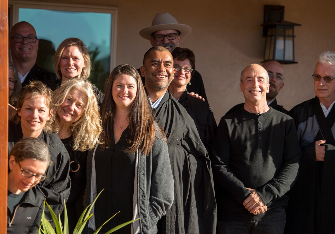 (Leah Hogsten  |  The Salt Lake Tribune) the dedication and eye opening ceremony at Torrey Zendo Meditation Center, Sept. 13, 2017, in Torrey. The Torrey Zendo, founded by Diane Musho Hamilton Sensei and Michael Mugaku Zimmerman Sensei, located near Capitol Reef National Park, had been seasonal but is now a year-round facility for study, practice and retreats.