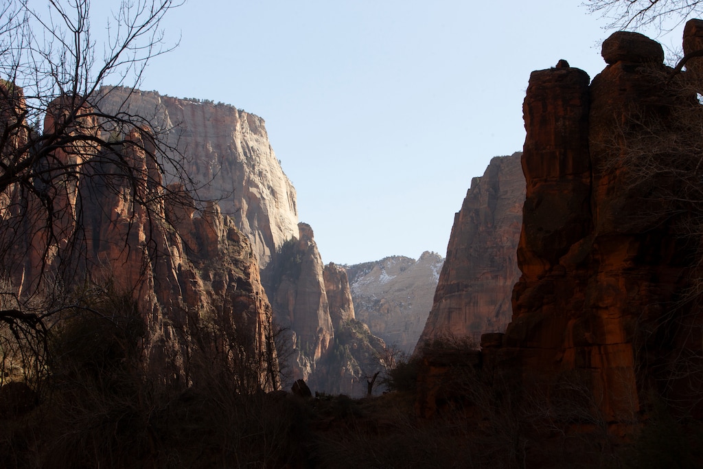 (Chris Caldwell | Special to The Tribune) The Great White Throne in Zion National Park, Saturday, March 1, 2025. 