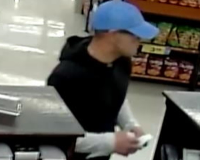 (Photo courtesy of the FBI) This picture was taken of a man robbing a US Bank in West Jordan on Feb. 7.