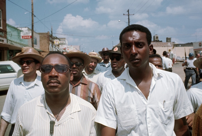 (Courtesy of Sundance Institute | photo by Flip Schulke Archives/Getty Images) Dr. Martin Luther King Jr. and Stokely Carmichael appear in "King In The Wilderness" by Peter Kunhardt, an official selection of the Documentary Premieres program at the 2018 Sundance Film Festival.