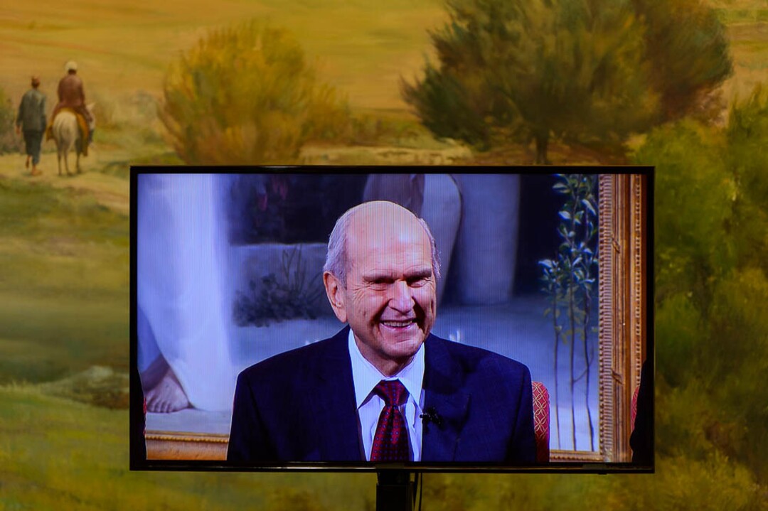 (Trent Nelson | The Salt Lake Tribune)  Russell M. Nelson addresses members of the LDS church, Tuesday January 16, 2018. Nelson was named the 17th president of the nearly 16 million-member Church of Jesus Christ of Latter-day Saints.