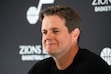 (Chris Samuels | The Salt Lake Tribune) Utah Jazz head coach Will Hardy speaks during media day in Salt Lake City, Monday, Sept. 28, 2026.