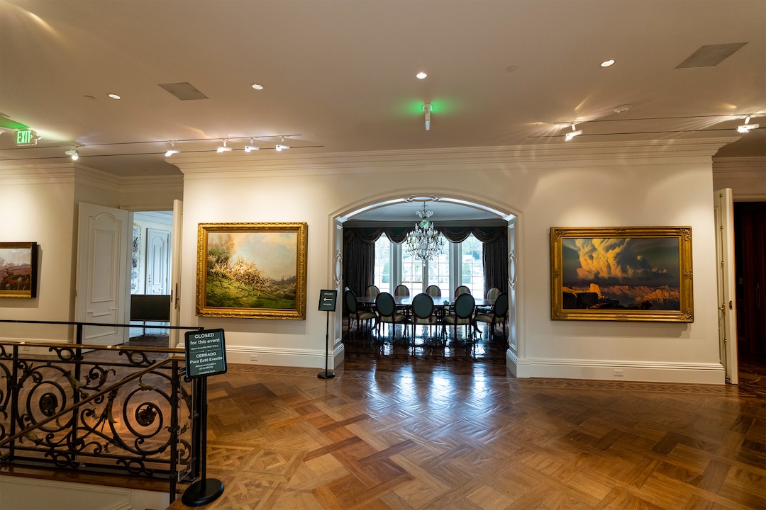 (Rick Egan | The Salt Lake Tribune) Utah Valley University's new Museum of Art at Lakemount Manor in Orem, on Wednesday, May 10, 2023.