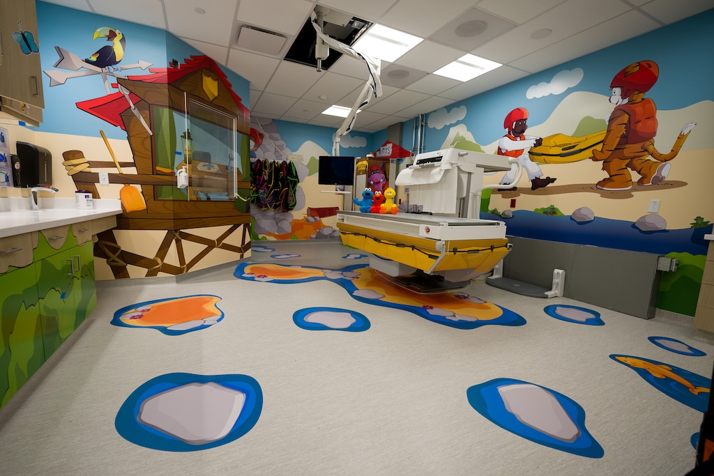 (Trent Nelson  |  The Salt Lake Tribune) An x-ray room at the new Intermountain Primary Children's Hospital in Lehi on Friday, Feb. 2, 2024.
