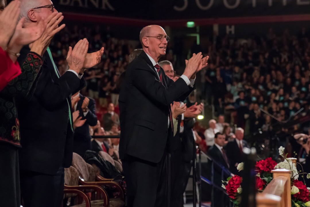 (Courtesy of the LDS Church) “You will never forget this night,” said President Henry B. Eyring. Speaking at the cultural celebration December 9, 2017, he said, “Years from now you will bring your children back here. You will tell them how you felt as you participated in this great cultural celebration before the dedication of a beautiful temple of God.”