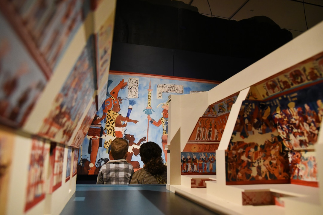 (Francisco Kjolseth  |  The Salt Lake Tribune)  Spanish and English welcomes visitors to the new Maya exhibit at The Natural History Museum of Utah. The museum recently received $1,175,721 in funding from the Salt Lake County Zoo, Arts and Park program. The Tier I arts organization, the name for the county's large arts programs, is one of many working to appeal to a diverse audience as the state's population grows and changes. The Natural History Museum has translated its brochures into Spanish and visits every fourth grade class on the west side in an effort to increase accessibility and grow its visitorship.