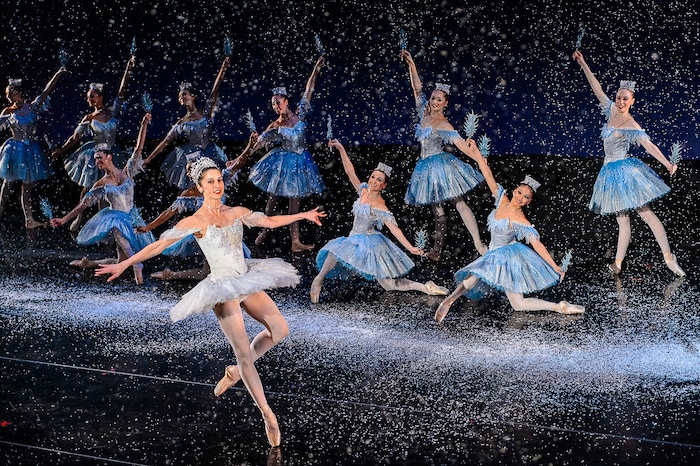(Trent Nelson  |  Tribune file photo) Ballet West's dress rehearsal for "The Nutcracker" at the Capitol Theatre in Salt Lake City, Thursday December 1, 2016. The Snow Queen is Allison Debona.