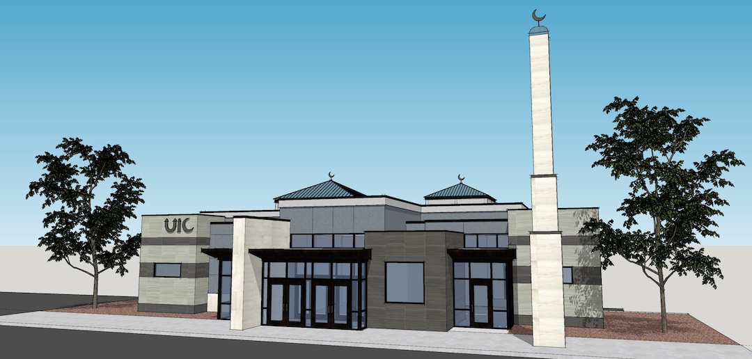 (photo courtesy Russ Naylor) Architectural rendering of the new Utah Islamic Center.
