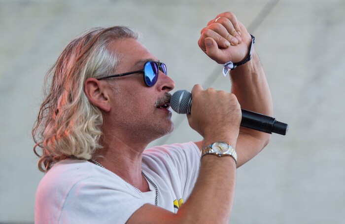 (Rick Egan  |  The Salt Lake Tribune)  Matisyahu performs at the Reggae Rise Up music Festival, at the Rivers Edge near Heber City, Saturday, Aug. 24, 2019.